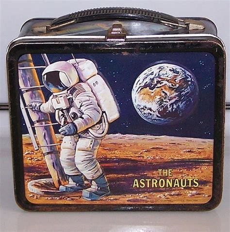 nasa metal lunch box|the astronauts lunch box.